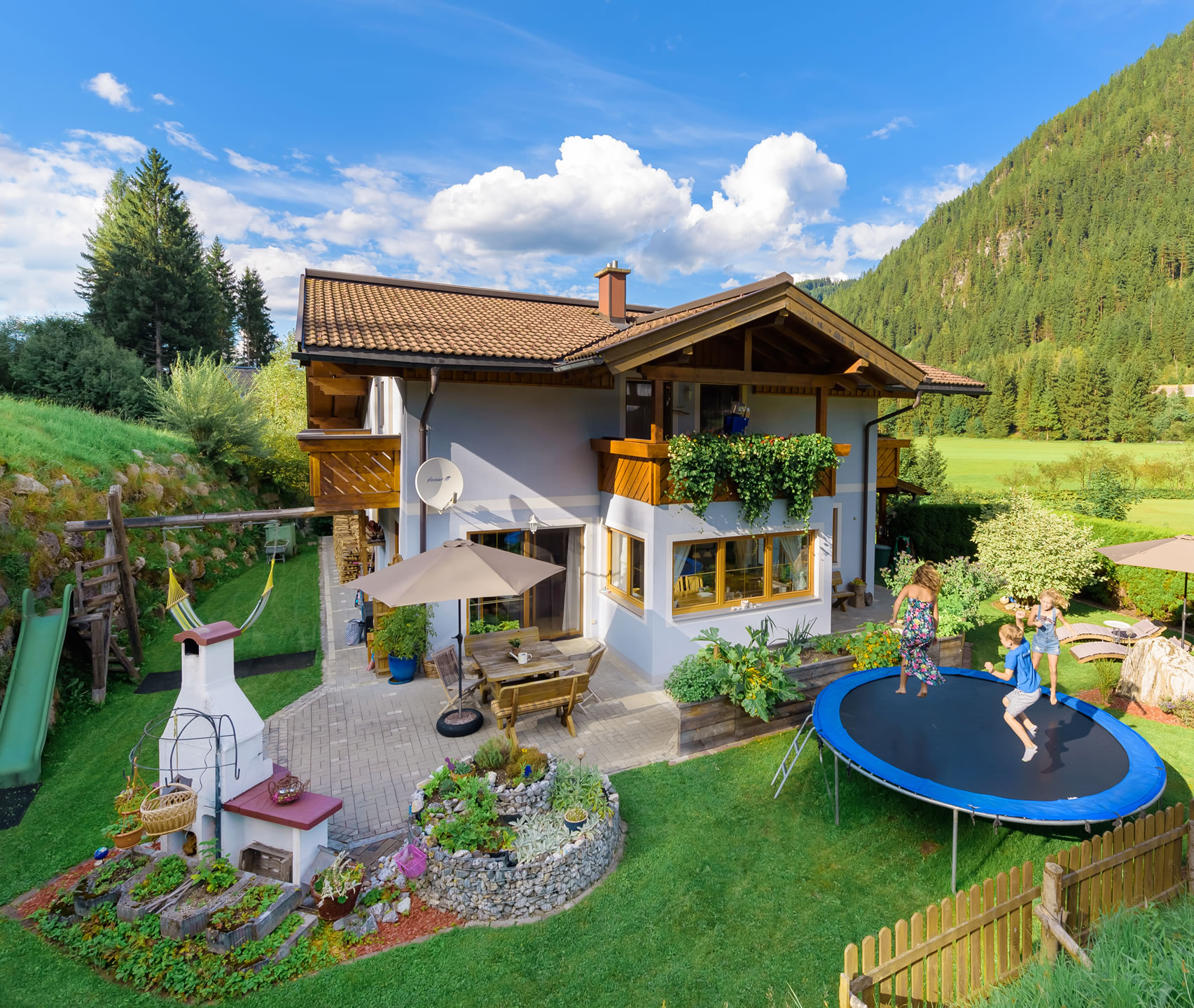 Sommerurlauf in Helis Appartements in Flachau
